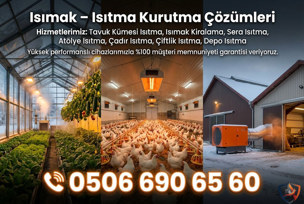 Türkiye Geneli Atölye Isıtma - Profesyonel Isıtma Sistemleri